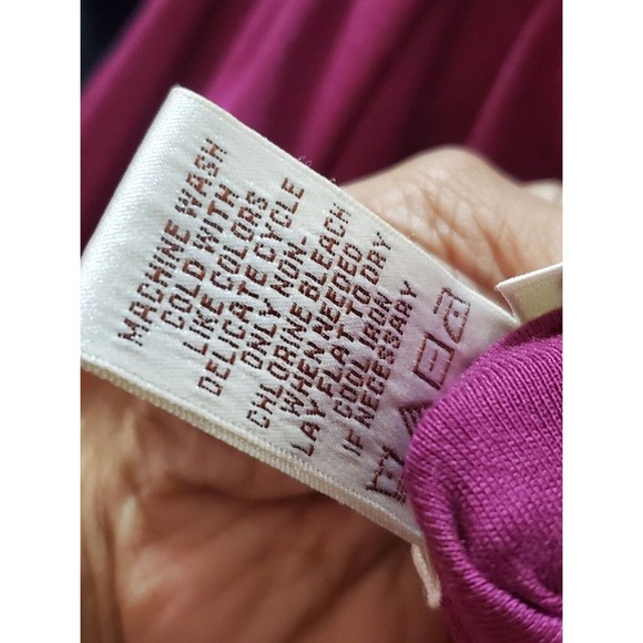 M.S.S.P Women's Purple Viscose Round Neck Sleeveless Knee Length Dress Medium - Picture 9 of 11